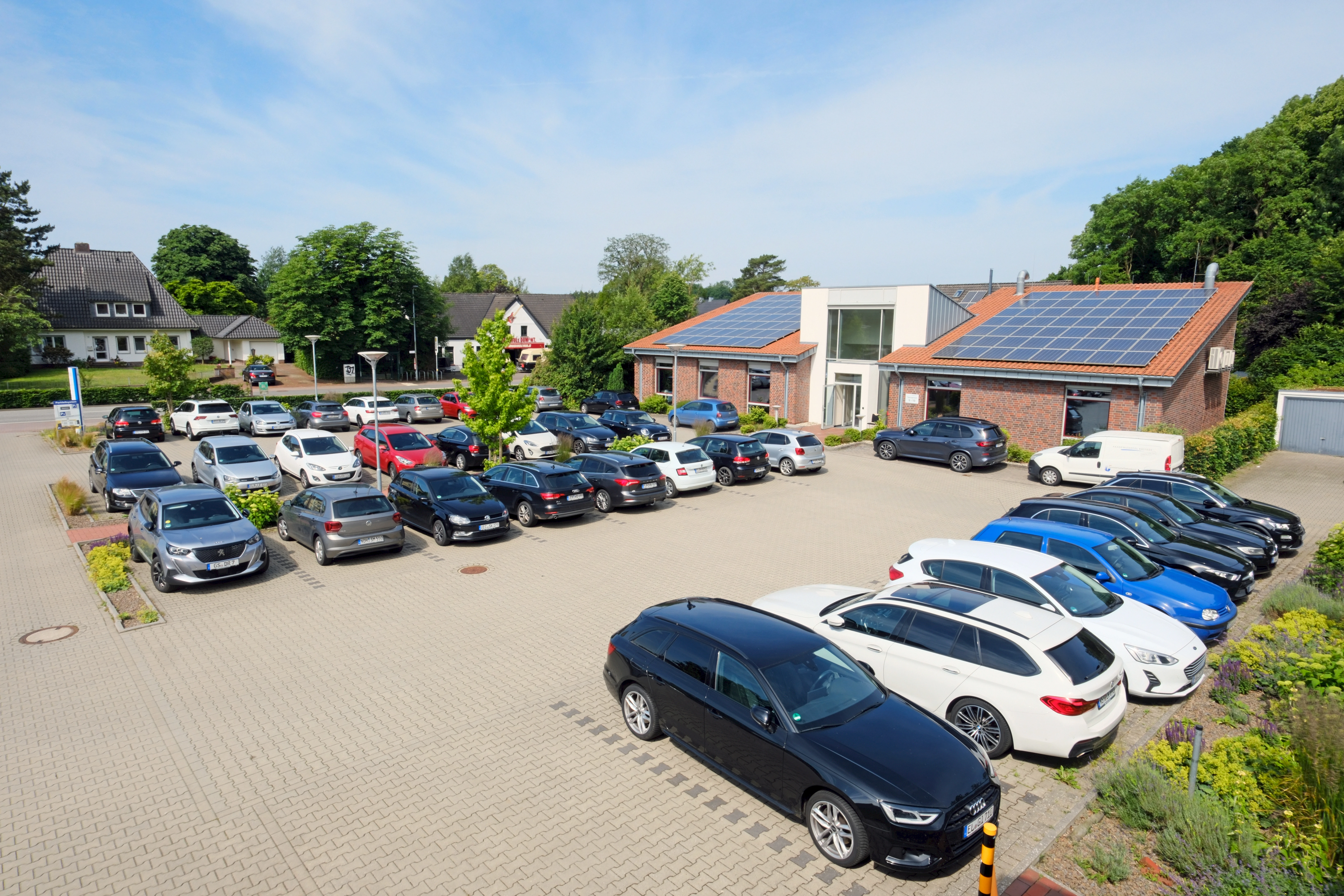 Parktplatz von oben